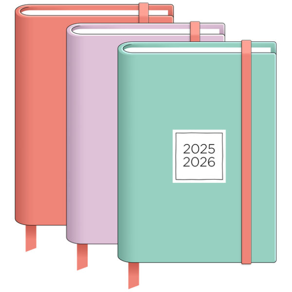 Schoolagenda Studie 25-26 Studie Trend A6 Blauw - Afbeelding 2