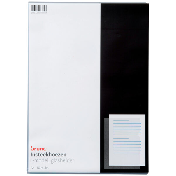 Plastic Insteekhoezen - L-model - Glashelder - 10 stuks