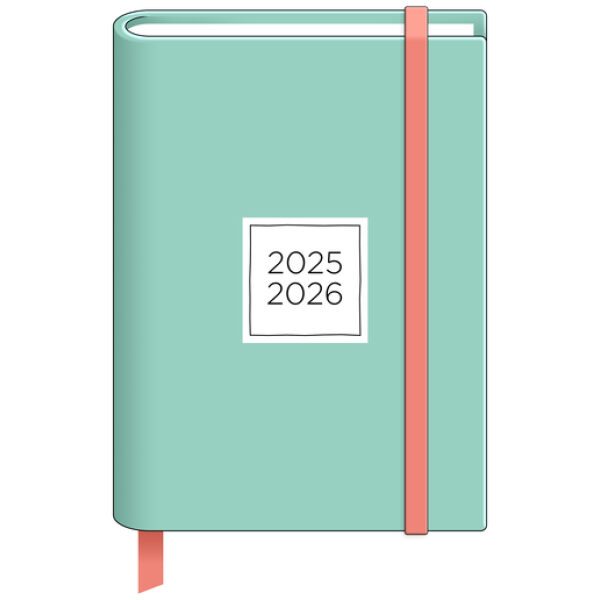 Schoolagenda Studie 25-26 Studie Trend A6 Blauw