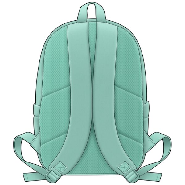 Rugtas met Laptopvak Basics Pastel Groen - Afbeelding 3
