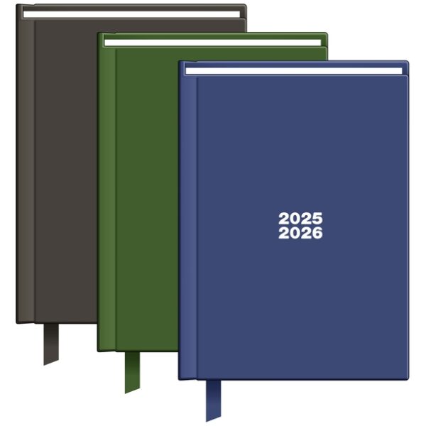 Schoolagenda Studie 25-26 Studie Gebonden Graphic Grijs - Afbeelding 2