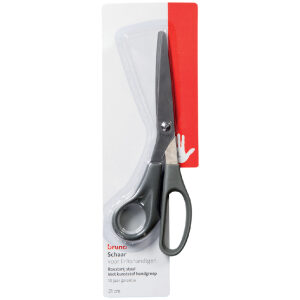 Bruna Schaar Zwart 21cm - links