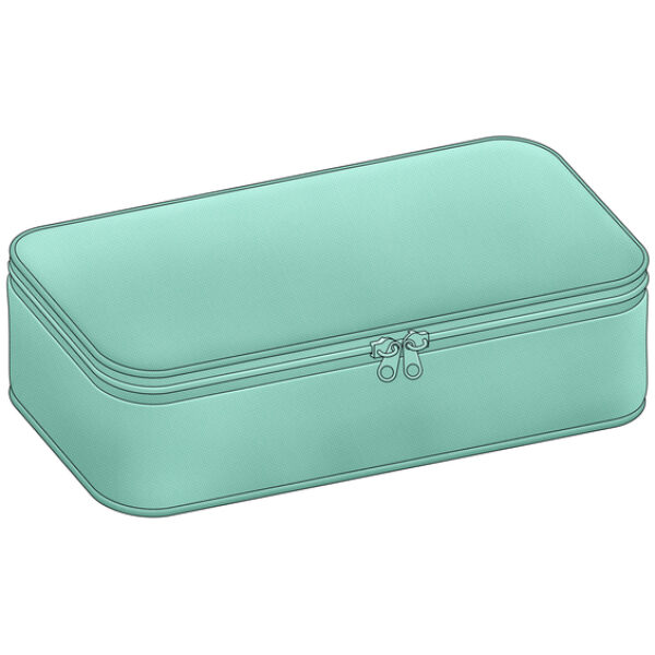 Etui Ovaal Turquoise