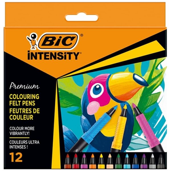 Bic Intensity Premium – Set van 12 kleurstiften