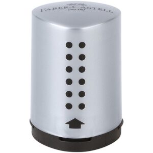 Faber-Castell puntenslijper - Grip mini - zilver