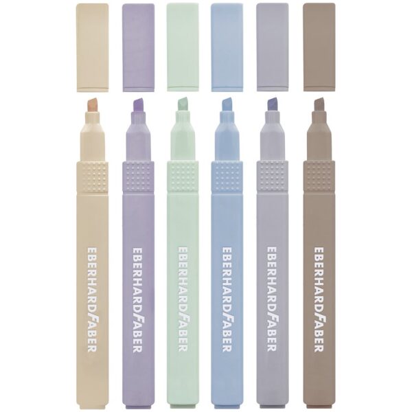 Eberhard Faber Markeerstiften Vierkant 6 stuks Natural - Afbeelding 2