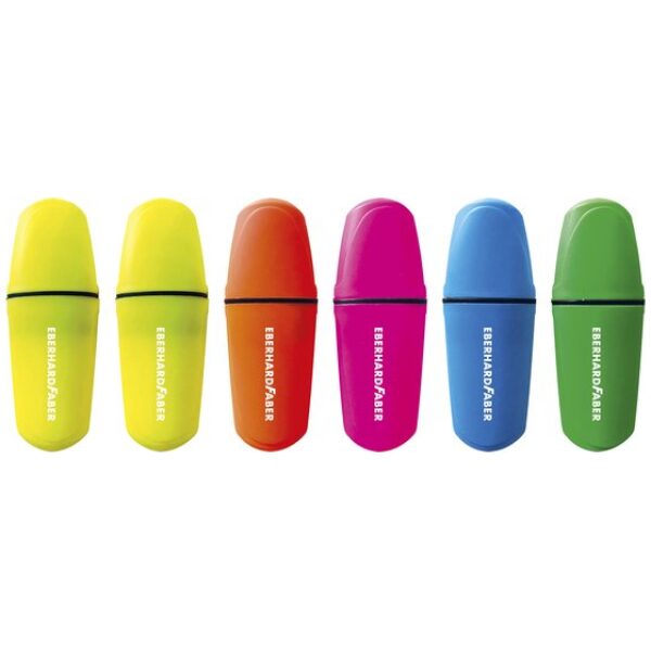 Eberhard Faber Markeerstiften Mini 6 stuks Neon - Afbeelding 2