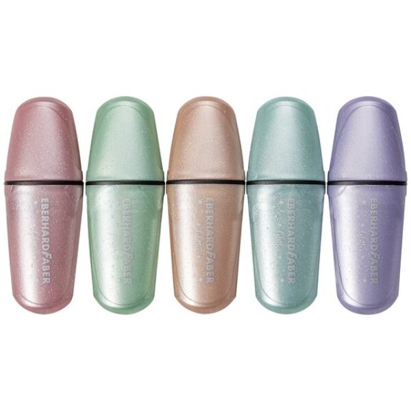 Eberhard Faber Markeerstiften Mini 5 stuks Glitter Pastel - Afbeelding 2