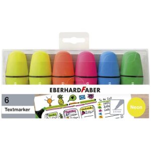 Eberhard Faber Markeerstiften Mini 6 stuks Neon