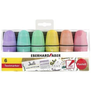 Eberhard Faber Markeerstiften Mini 6 stuks Pastel Kleuren