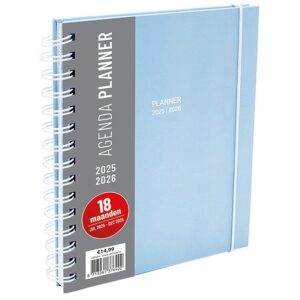 Verhaak Soho 18 Maanden Agenda 25-26 Pastel Blauw