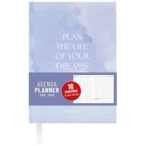 Verhaak Soho 18 Maanden Agenda Planner 25-26 A5 Blauw