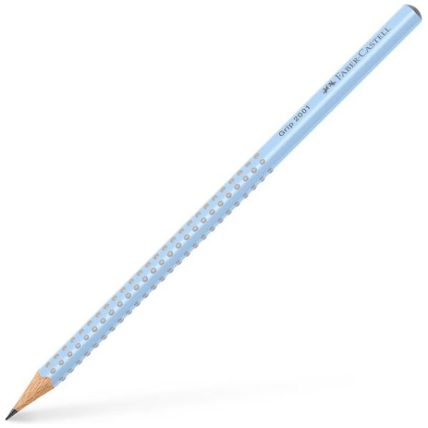 Faber-Castell grafietpotlood - Grip 2001 - B - sky blue - FC-517074
