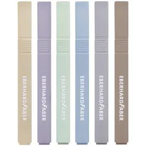 Eberhard Faber Markeerstiften Vierkant 6 stuks Natural