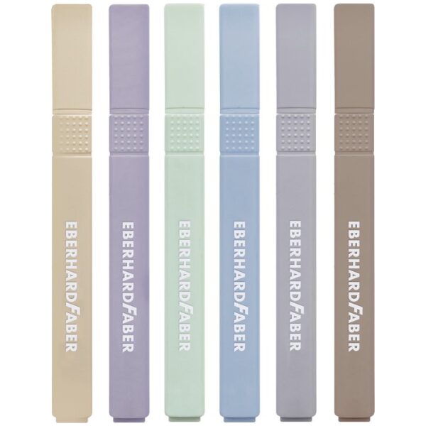 Eberhard Faber Markeerstiften Vierkant 6 stuks Natural