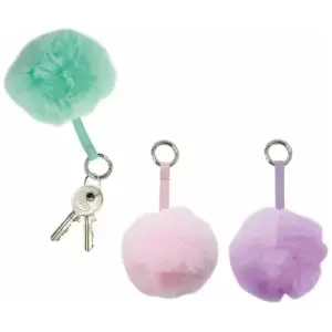 Pompom sleutelhanger Pastel Groen