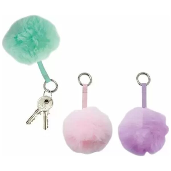 Pompom sleutelhanger Pastel Groen