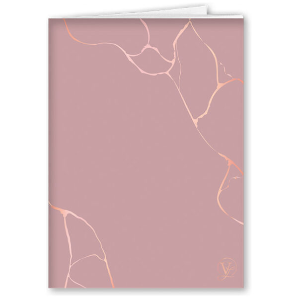 Schrift A4 Lijn - Valo Roze