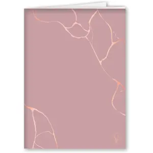 Schrift A5 Lijn - Valo Roze
