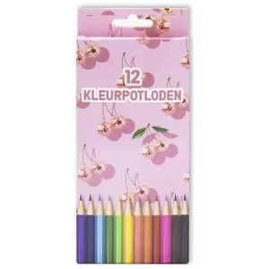 Verhaak Kleurpotloden 12 stuks Cherry