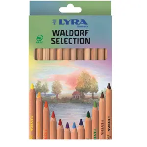 Lyra Super Ferby Waldorf Selection kleurpotlood 12 stuks Multi kleuren