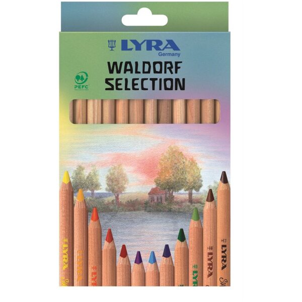Lyra Super Ferby Waldorf Selection kleurpotlood 12 stuks Multi kleuren