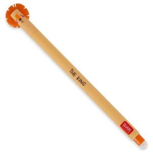 Legami Erasable Pen Leeuw (Oranje Inkt)