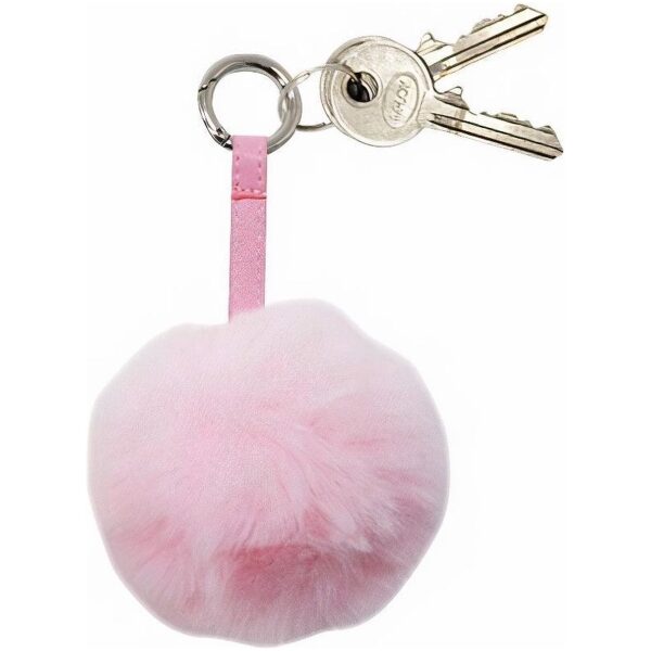 Pompom sleutelhanger Pastel Roze