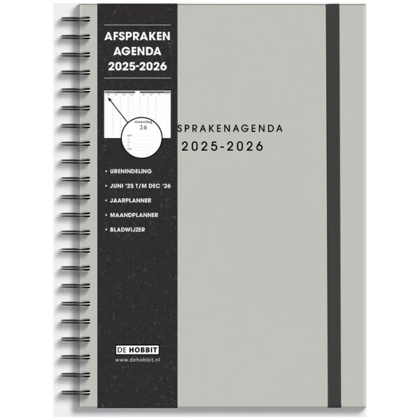 Afsprakenagenda De Hobbit 25-26 A4 Washed Craft