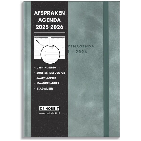 Afsprakenagenda De Hobbit 25-26 A5 Suedelook