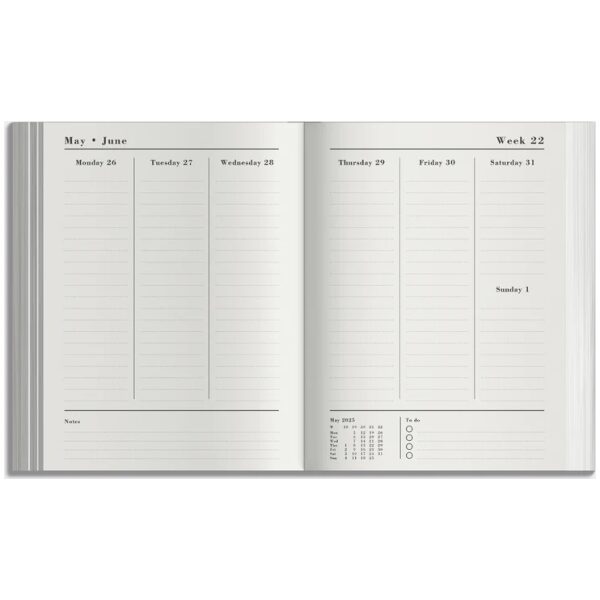 Agenda met Notitieblok Eco De Hobbit 25-26 A5 Engelstalig - Afbeelding 4