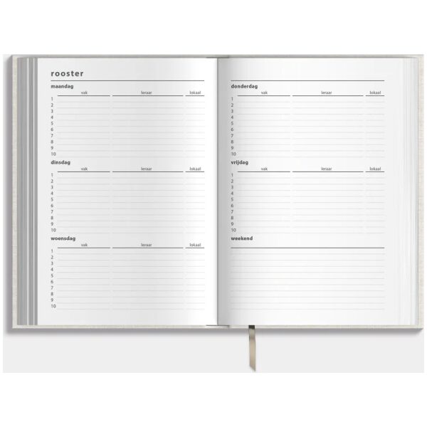 Schoolagenda De Hobbit 25-26 ±A5 Linnen - Afbeelding 5