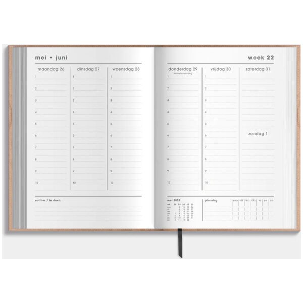 Docentenagenda De Hobbit 25-26 A5 Washed Craft - Afbeelding 3