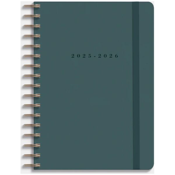Luxe Ringband Schoolagenda De Hobbit 25-26 A5 Suedelook PetrolBlauw - Afbeelding 2