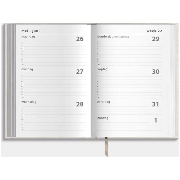 Schoolagenda De Hobbit 25-26 ±A5 Linnen - Afbeelding 3