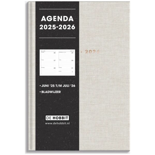 Schoolagenda De Hobbit 25-26 ±A5 Linnen