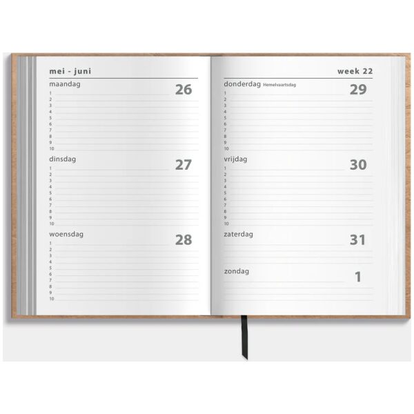 Schoolagenda De Hobbit 25-26 ±A5 Washed Craft - Afbeelding 3