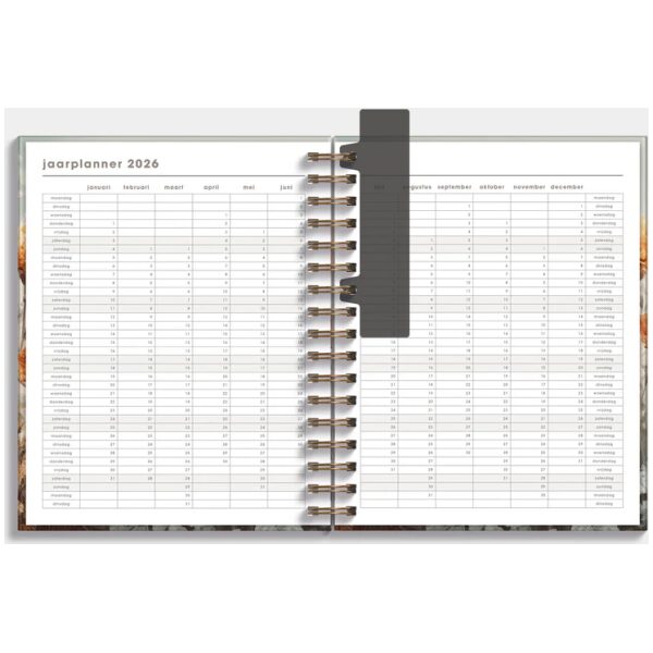 Luxe Weekplanner Ringband De Hobbit 25-26 A5+ Veldbloemen - Afbeelding 5