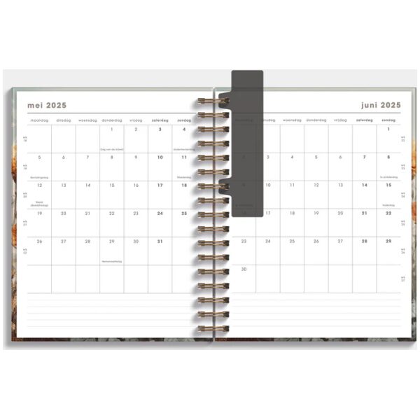 Luxe Weekplanner Ringband De Hobbit 25-26 A5+ Veldbloemen - Afbeelding 4