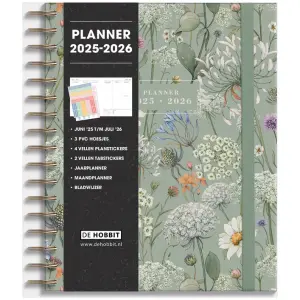Luxe Weekplanner Ringband De Hobbit 25-26 A5+ Weidebloemen