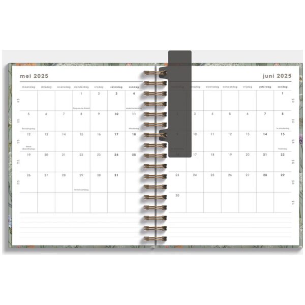 Luxe Weekplanner Ringband De Hobbit 25-26 A5+ Weidebloemen - Afbeelding 4