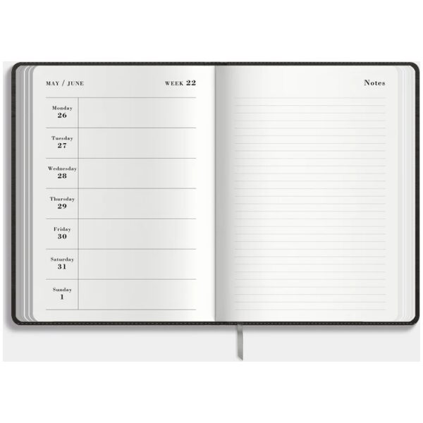 Notebook Diary De Hobbit 25-26 A5 Washed Craft - Afbeelding 3