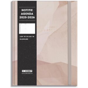 Notitieagenda De Hobbit 25-26 ± A4 Abstract Oudroze