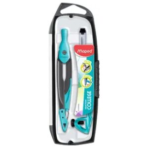 Maped Metal Open Passer 3‑delig - BLAUW