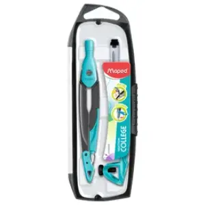 Maped Metal Open Passer 3‑delig - BLAUW
