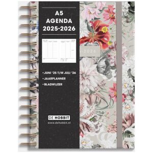 Ringband Agenda De Hobbit 25-26 A5 Bloemen