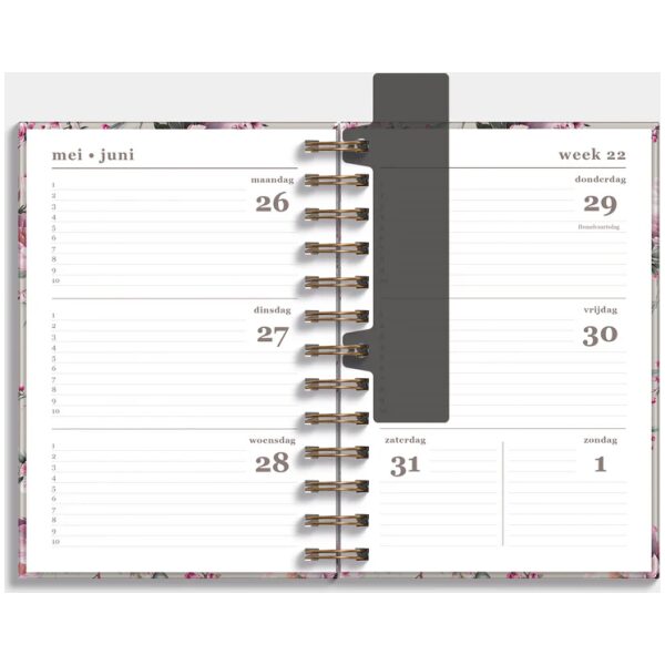 Ringband Agenda De Hobbit 25-26 Medium Kersenbloesem - Afbeelding 3