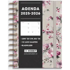 Ringband Agenda De Hobbit 25-26 Medium Kersenbloesem