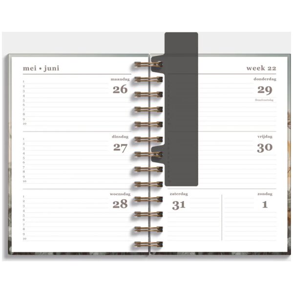 Ringband Agenda De Hobbit 25-26 Medium Veldbloemen - Afbeelding 3