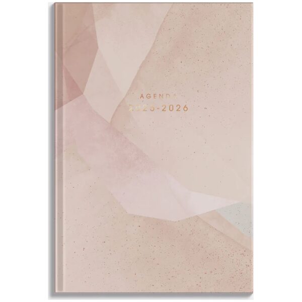 Schoolagenda De Hobbit 25-26 ±A5 Abstract Oudroze - Afbeelding 2